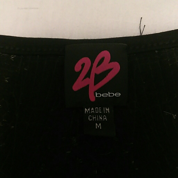 2B bebe ladies sequined top - Picture 7 of 8